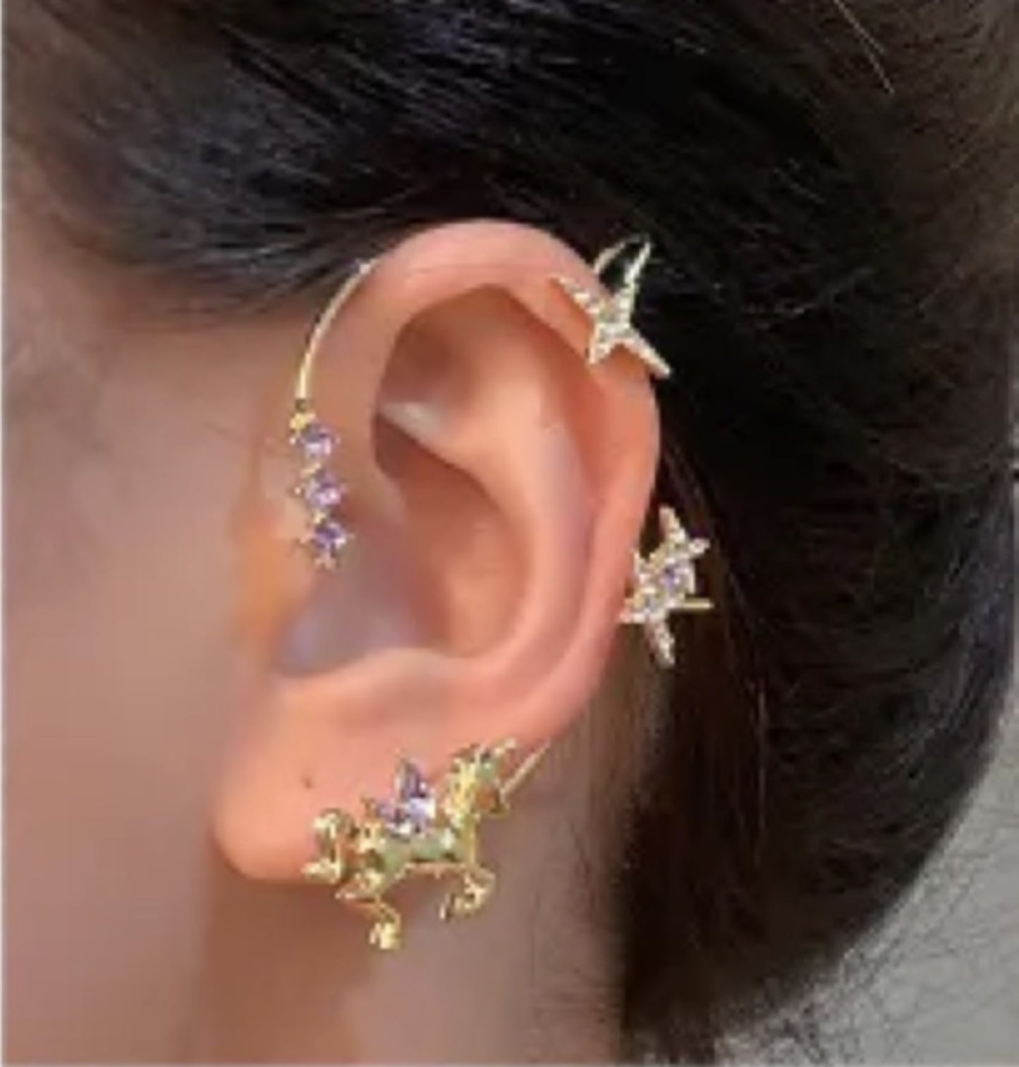 UNICORN EARCUFFS (PAIR)